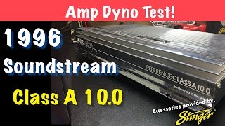 1996 Soundstream Reference Class A 100 Amp Dyno Test [upl. by Aseela140]