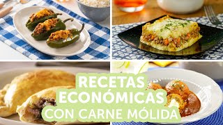 Recetas económicas con carne molida  Kiwilimón [upl. by Maccarone]