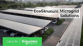 EcoStruxure Microgrid solutions Power a better future with microgrids  Schneider Electric [upl. by Rolfston]