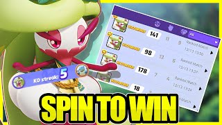 Spinning Tsareena is the KEY to win ALL RANKED GAMES in Solo Que  Pokemon Unite [upl. by Fraser24]