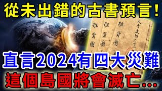 洩露天機！從未出錯的古書預言，直言2024會發生四件大事！這個國家完蛋了 地母經  灶馬頭  孔聖枕中記 一禪語 生肖 風水 運勢 財運 生肖 花好月圓 禪與佛心 [upl. by Michal]