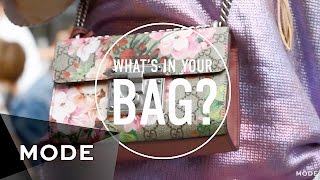 Whats In Your Bag Fashion Week Edition MBFW Berlin [upl. by Itagaki]