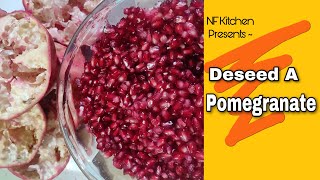 Anar k daane nikalne ka aasan tariqa  How to Deseed a Pomegranate in 1 minute [upl. by Searby813]