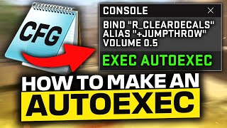 How to Create a Autoexeccfg for CS2  Simple Guide 2024 [upl. by Aikal]