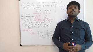 Variance and Coefficient of Variation CV in Hindi 01  BeingGouravCom [upl. by Arlana]