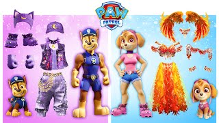 🔴Fire Ice amp Rainbow Fashion for Muscle Paw Patrol  Hey Team 123 [upl. by Jemine620]