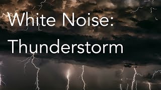 Thunderstorm Sounds for Relaxing Focus or Deep Sleep  Nature White Noise  8 Hour Video [upl. by Uoliram]