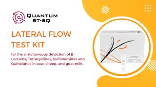 Quantum BTSQ  Rapid Test for the detection of βLactams Tetracyclines Sulfonamides amp Quinolones [upl. by Selena]