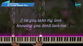 quotIf I Could Reach Youquot by The 5th Dimension PIANO Midi Melody Lyrics [upl. by Nosiddam]