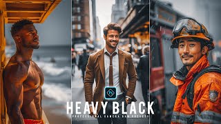 Heavy Black Preset  Camera Raw Filter Presets Free Download  Color Grading Photoshop Tutorial [upl. by Ennaitsirhc]