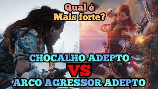 chocalho adepto VS Arco agressor adepto  qual é mais forte [upl. by Ytinirt]