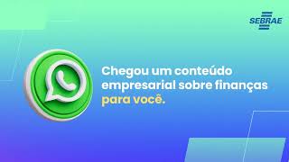 Quer saber sobre finanças para empresa Descubra com o Sebrae [upl. by Bores]