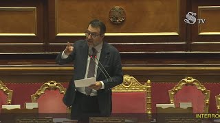 IL MINISTRO SALVINI RISPONDE AL QUESTION TIME IN SENATO 120924 [upl. by Gladi]