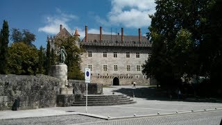 Touring the Paco dos Duques de Braganca Palace of the Dukes of Braganza in Guimaraes Portugal [upl. by Rena763]