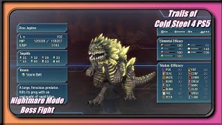 Trails of Cold Steel 4 PS5  Nightmare Mode Trial Chest Boss  Dino Jupiter [upl. by Lirbij]