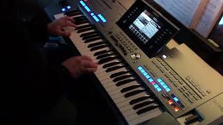 An Englishman in New York  Sting cover on Yamaha keyboard Tyros 5 [upl. by Ytsur]