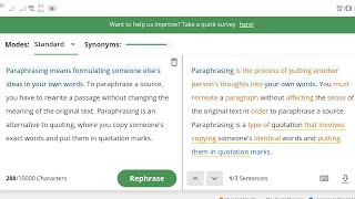 FREE PARAPHRASING TOOL with REPHRASE option [upl. by Eiramacissej68]