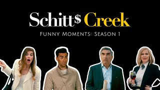 Schitts Creek Funny Moments Season 1 HD [upl. by Attenrev]