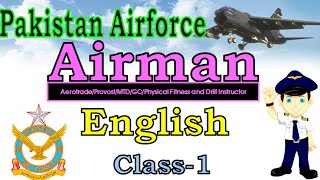 PAF AirmanAerotradeGCPFampDIProvostMTDGDPCAETCC English Test Preparation Class1  EDUSMART [upl. by Kat685]