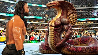 ❄️Full Match  Roman Reigns vs King Snake  WWE2K Nov 22 2024 [upl. by Arreis929]