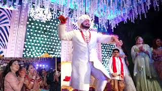 tich button kulwinder billa  UMESH SONAM  tich button performance  couple dance  ambala city [upl. by Giess]