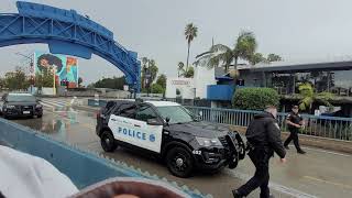 Santa Monica Pier Evacuated due to Bomb Scare [upl. by Valeda]