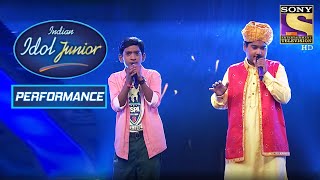 Ajay And Motis Tremendous Performance on Jeena Jeena  Indian Idol Junior 2 [upl. by Werd756]