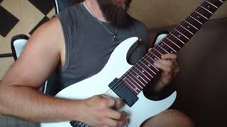 Carcass  Rk the Vote Solo Cover  Ibanez RG8WH [upl. by Nnylsia990]