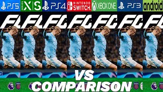 EA FC 24 PS5 Vs Xbox Series XS Vs PS4 VS Nintendo Switch Vs Xbox One Vs PS3 Vs Android [upl. by Virg118]