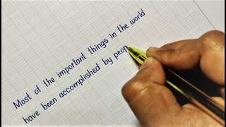 Write neat handwriting  Simple handwriting English  Neat handwriting styles [upl. by Missi168]