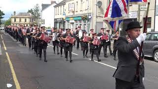 Lisnagrot Accordion Band  Kilrea Orange Service 2021 2 [upl. by Aivul178]