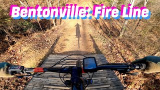 Bentonville Coler MTB Preserve  Fire Line on a Trek Rail 7 [upl. by Hardy884]