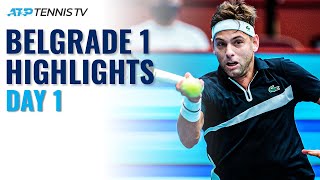 Krajinović Faces Travaglia Cecchinato vs Troicki  Serbia Open 2021 Highlights Day 1 [upl. by Ruyam]