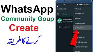 how to create whatsapp community group  How to Create Community Groups in WhatsApp [upl. by Chuch150]