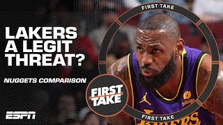 Stephen A Shannon Sharpe amp Michael Wilbon DEBATE 🍿 Are the Lakers a legit threat 👀  First Take [upl. by Assiram]