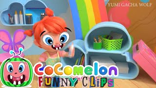 YoYos Arts amp Crafts Time and More CoComelon Funny Clips [upl. by Sybilla]