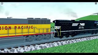 Roblox Ro scale Sandbox save file 4 NS Bethgon coalporter train Section K Location 2 [upl. by Ainez]