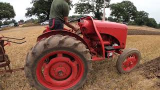 1951 David Brown Cropmaster VAK 1C 25 Litre 4Cyl TVO Tractor 25HP with David Brown Plough WYFC [upl. by Durkin568]