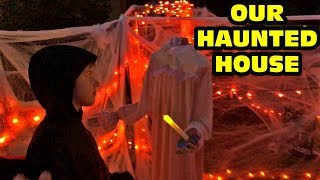 Kid Temper Tantrum Gives Haunted House Tour 2018  Original [upl. by Atikim718]