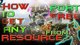 ATLAS HOW TO GET ANY RESOURCE FROM FREE PORT [upl. by Dustie]