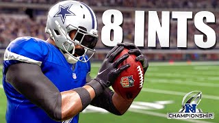 MADDEN 24 Superstar Mode  8 INTS In NFC CHAMPIONSHIP CB Gameplay [upl. by Stronski]