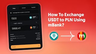 How to exchange USDT To PLN Using MBank [upl. by Bibbie]