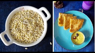 Instant Barley Moongdal Dosa  No Rice DosaBreakfast Recipe Barley Dosa For Weight Loss [upl. by Evante142]