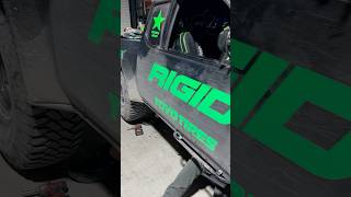 Green Army Trophy Truck gets ready bajaoffroad baja1000 bajaoffroad rigidindustries toyotires [upl. by Shields432]