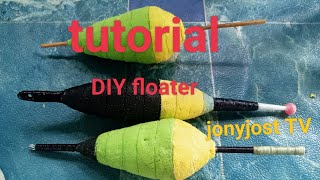 tutorialpapano gumawa ng DIY fishing floater [upl. by Jalbert992]