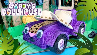 Crafting a MiniJungle Safari  GABBYS DOLLHOUSE [upl. by Kcirdnekal]