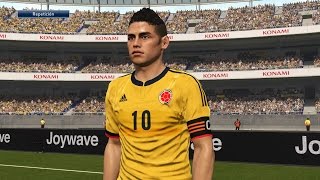 Tutorial uniforme de Colombia eliminatorias Rusia2018 para PES2016 PS4 NextGen PESnosUNE [upl. by Dlanar]