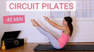 Séance PILATES complète en circuit  40 MiN  InterAvancé [upl. by Hamner945]