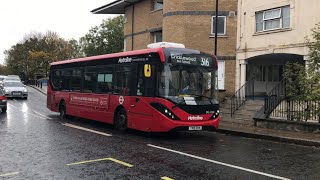 London Bus Route 316 to Cricklewood Bus Garage on Diversion [upl. by Westphal]