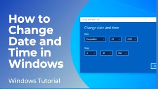 How to change date of time your pc Computer me Date and time set karewindows 7 me time set Karey [upl. by Olivie233]